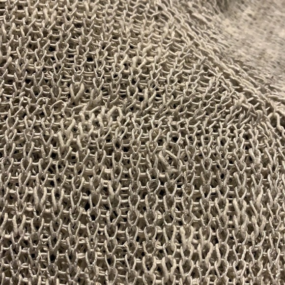 Eileen Fisher Open Knit Linen Sweater - Picture 6 of 6